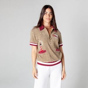 Tombolo Shell Or High Water Cabana Shirt M